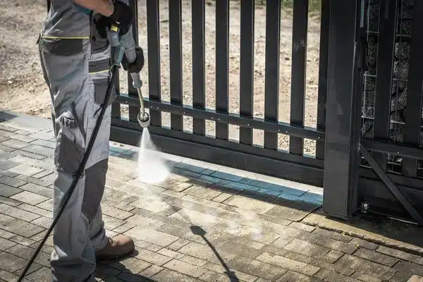 high pressure gate clean